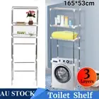 3Tiers Over Toilet Bathroom/Laundry/Washing Machine Storage Rack Shelf Organizer