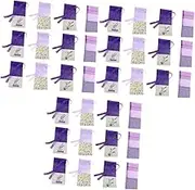STOBAZA 3sets Floral Scent Sachet Bags for Wedding Favor Flower Scent Pouch Organza Cotton Drawstring Small (4 Each of Old Dark Dark Light Florals) 12pcs*3
