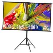 Projector Screen with Stand, 100 inch Portable Movie Screen for Outdoor