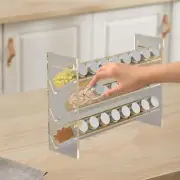 3 Tiers Spice Rack Organizer Kitchen Storage Box Jars Baking Supply Kitchen