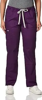 WonderWink Womens Wonderwork Straight Leg Cargo Scrub Pant Wonderwork Straight Leg Cargo Scrub Pant Medical Scrubs Pants