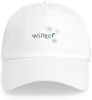 [CafePress] Winter Snowflake Adjustable Baseball Cap