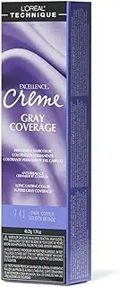 L'oreal Excellence Creme Permanent Hair Color, Dark Copper Golden Blonde No.7.43, 1.74 Ounce