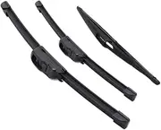 3pcs Car Wiper Front Windshield Wiper Blades For Dacia For Renault For Duster 2009-2012 Windscreen Rear Window