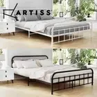 Artiss Bed Frame Metal Queen Double King Single Full Size Mattress Base Steel