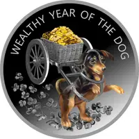 在飛比找蝦皮購物優惠-預購 - 2018馬其頓-健康的狗年-28.28克銀幣