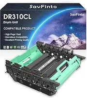 DR310CL DR-310CL Imaging Drum Unit Replacement for Brother DR310 Drum for HL-4150CDN, HL-4570CDW, HL-4570CDWT, MFC-9460CDN, MFC-9560CDW, MFC-9970CDW Printer (25,000 Pages, B/C/M/Y, 4-Pack