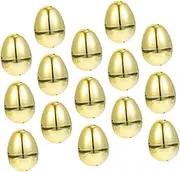 GAROZATION Easter Craft Supplies 15pcs Plastic Eggs for Basket Filler Egg Decorations Set
