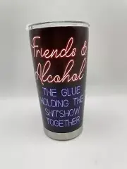 Orange Poi Stainless Steel Cup Laser Engraved 20 oz Tumbler