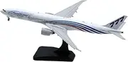 Pre-Built Model Aircraft 18CM 1/400 Scale Static Finished Model Airplanes for Boeing B777-300ER N5016R Flaps Die-cast Aircraft Displays Miniature Airplane Model