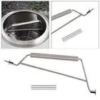 Fire Pit Handle Accessory Metal Moving Stove Heat Resistant Portable for