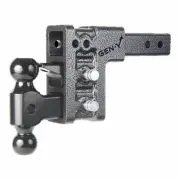 NIB GEN-Y GH-523 2" ADJUSTABLE BALL MOUNT/PINTLE 5" DROP 16K RATED