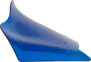 KLOCK WERKS Kolor Flare* Windshield - 8" Blue - KWW-01-0732