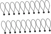 ARTSEWPLY 25Pcs Ball Head Bungee Cords Heavy Duty Elasticated Rope for Tents Mountaineering Camping Accessories Secure Tarps Durable Wear Resistant