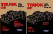 1987 Ford Truck Bronco Econoline Shop Service Repair Manual Book Maintenance OEM