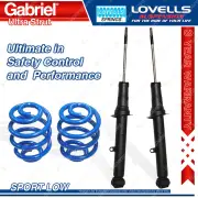 2 Front Sport Low Gabriel Ultra Shocks + Lovells Springs for Lexus GS300 JZS160R