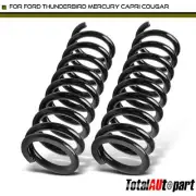 2x Coil Springs for Ford Thunderbird 1983-1987 Mercury Capri Cougar Zephyr Front (for: Ford)