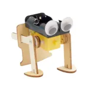 Teachers STEM Twisting Walking Robot DIY Kit Kids Educational Wooden Toys Ages8+