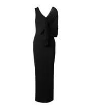 Hollow design dress AU8,AU6,AU10,AU4 Black
