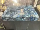 Blue Agate Sink | Stone Wash Basin | Corner Sink | Vessel Sink Kitchen Decor