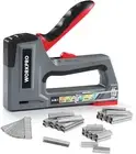 WORKPRO Staple Gun, 6-In-1, Manual Brad Nailer with 4000 Counts Staples, Upholst
