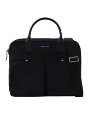 [Tommy Hilfiger] Func Nylon Computer Bag in Black