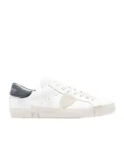 Philippe Model Prsx Round Toe Lace-Up Sneakers 41 White