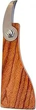 Single-Head Loop Knife for Clay Sculpting Pottery Trimming Tool Wooden Handle for Smooth Shaping