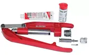 NEW LEE Breech Lock Hand Reloading Press Kit w/ Case Lube Funnel Ram Prime 90180