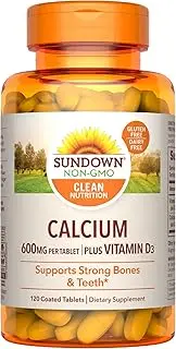 Naturals Calcium 600 mg Vitamin D3, 120 Tablets