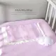 【MARURU】日本製嬰兒床單 木槿紫 70x130(日本製嬰兒寶寶baby床單/適用70x130嬰兒床墊)