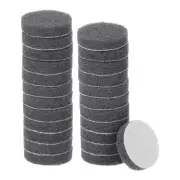 24pcs Scrubber Scouring Pads 1200 Grits 2 Inch Drill Power Brush, Light Gray