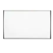 Quartet Magnetic Dry-Erase Board, Steel, 18 x 30, White Surface, Silver Aluminum