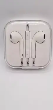OEM Apple iPhone, iPad, iPod Earbuds w/Microphone & Volume Control - 3.5mm Plug