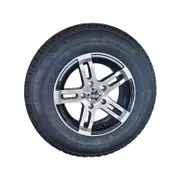 Sunrise 14" Ford Alloy Rim with 185R14C Tyre Machined Face - WRTF14A185