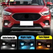 Fits For MG ZS 2020-2021 LED DRL Front Fog Light Lamp Streamer 3-Color NEW (for: MG)