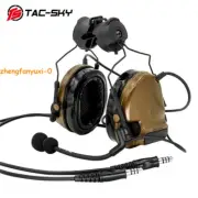 TAC-SKY C3 Dual Comm ARC Rail Bracket Version Noise Canceling Tactical Headset