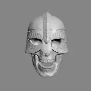 Skeleton Warrior v1 custom head for Mythic Legions & other action figures