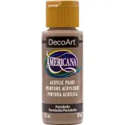 DecoArt Americana Acrylic Paint 2oz-Portobello DA-411