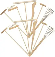Toddmomy 12Pcs Mini Garden Rakes Sand Table Rakes for Desktop Decoration Mini Garden Tools for Meditation and Relaxation for Zen Gardens and Home Supplies