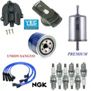Tune Up Kit Filters Cap Wire Spark Plugs For ISUZU RODEO L4 2.6L 1997 (for: Isuzu)