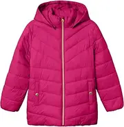 [Name It] Girl's Nkfmoney Jacket Pb Quilted, Pink, 10 Years, pink, 10 Years