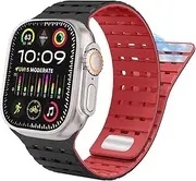 [AEHON] For Apple Watch Band 49mm 45mm 44mm 42mm Bands for Women Men, Sport Magnetic Silicone Strap for iWatch SE SE2& Series 9/8/7/6/5/4 Ultra 2/Ultra