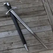 Hand Forged High Carbon Steel Viking Battle Ready Medieval Sword with Scabbard