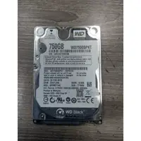 在飛比找蝦皮購物優惠-WD黑標750G二手良品HDD 2.5吋SATA硬碟