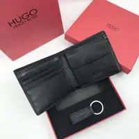 在飛比找蝦皮購物優惠-二手/全新 HUGO BOSS雨果博斯 皮夾 短夾 男生皮夾