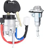 ApplianPar Ignition Lock Cylinder with 2 Keys and Door Lock Cylinder for Forte 2019 2020 2021