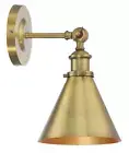 BEAUTIFUL Glenn Wall Sconce Savoy House Warm Brass 9-0901-1-322