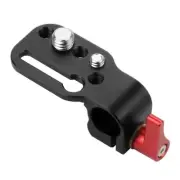 15mm Single Rod Holder Mount Rod Clamp for Cameras Monitors and Video Gear Black