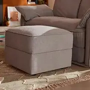 Koala Sofa Bed Ottoman, Square, Tinny Grey, Environmentally Friendly, Sturdy Storage Solution